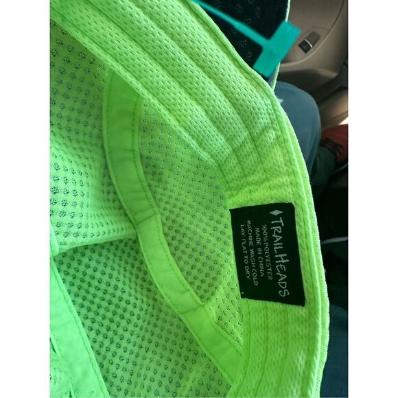 Trail Heads Womens Lightweight Race Day reflective yellow Running sports Cap - Picture 4 of 6